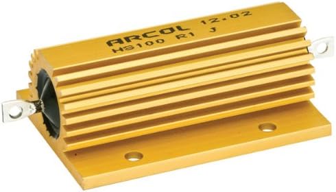 100W Ohmite/Arcol Aluminum 1% Mil-Spec Wirewound Resistor, 8 Ohm