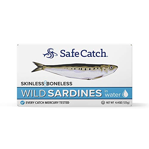 Safe Catch Wild Sardines in Water Skinless Boneless WildCaught Sardine
