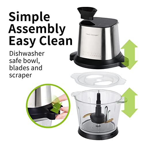 Mnj Food Processors 12 Cup, 1000W, Powerful Meat Grinder, Vegetable