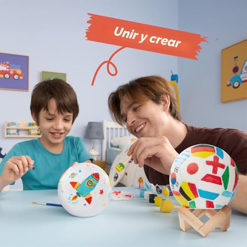 Klever Kits DIY Painting Set Football Lamp Kids Painting Set Creative Game for Kids Ages 6 7 8 9 10 11 12 Years Old