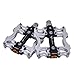 RockBros Mountain Bike Pedals Flat Pedals Lightweight Bicycle Pedals Platform Metal 9/16