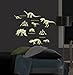 Dinosaurs Glow In The Dark Wall Art Kit