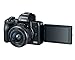 Canon EOS M50 Mirrorless Camera Kit w/EF-M15-45mm and 4K Video (Black) (Renewed)