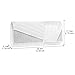 Jubileens Womens Elegant Pleated Satin Crystal Fashion Clutch Evening Bag Purse (Silver)