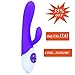 CKSOHOT Waterproof G Spot Rabbit Vibrator CKSOHOT 16 Speed Mode Silicone Vibrator Stimulator Vagina and Clitoris Sex Massager Sex Toys for Women Men Couple Rose