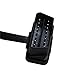 Tonsiki OBD 2 Cord 16 pin M/F Male to Female Right Angle Diagnostic Extension Cable with Power Switch to Avoid Battery Drain, 2ft Length