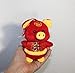 Lucore 5 Inch Red & Gold Brocade Pig Plush Stuffed Animal Toy Decoration - 2019 Chinese New Year Hanging Hog Doll Lucky Charm Ornament