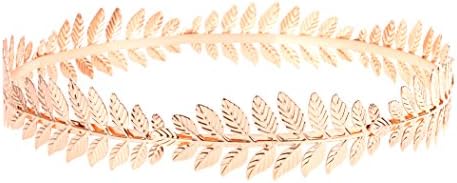 Greek Goddess Headband Costumes/Gold Leaf Branch Hair Band Crown/Bridal Wedding Headpiece