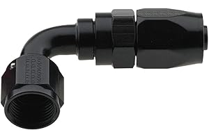 Fragola 229006-BL Pro-Flow Black Size (-6) 90° Hose Fitting