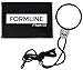 Formline 3X Pendant Magnifier with Adjustable Necklace Strap and 6X Spot Lens