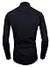 Tom's Ware Mens Premium Casual Inner Contrast Dress Shirt TWNMS310-1-CMS03-BLACK-US XL