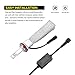 Led Headlight Bulbs CSP H11 48W Adjustable Fanless White 6000LM 6500K IP65 Waterproof Headlight Conversion Kit