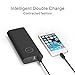 AIRGINE Type-C/USB-C Power Bank, 20000+ mAh Portable Charger with Type-C Input&Output High Capacity Smart Quick Charging Powerbank 2-Port USB External Battery Pack (Black)