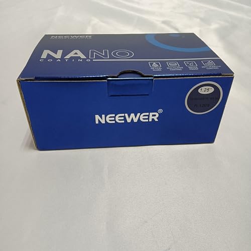 NEEWER 1.25' Telescope Eyepiece Filter Set (10 Pack), Including Planetary, Variable, UHC, Lunar & Starglow Filters for Moon Observation