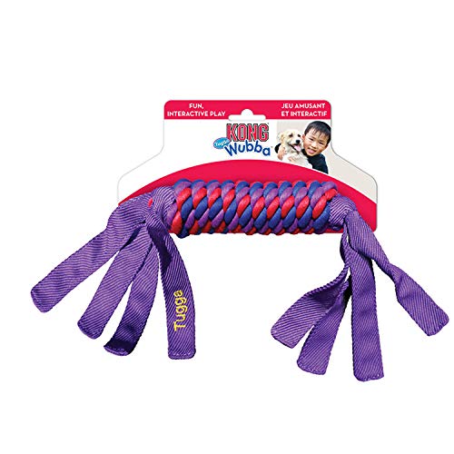 KONG - Wubbaª Tugga - Durable Cotton Rope Tug of War Dog Toy - For Large Dogs (Assorted Colors) - Thumbnail 2