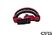 CRG Sports Motocross ATV Dirt Bike Off Road Racing Goggles RED T815-3-2 T815-3-2 Transparent lens red frame