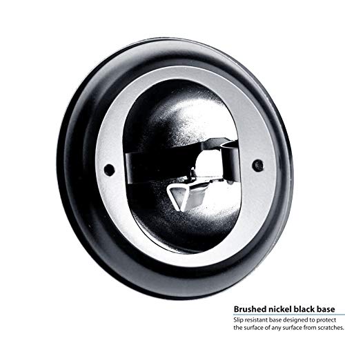 image for Deke Home Call Bell Chrome Finish. Hand front desk ringing bell servic