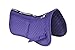 ECP All Purpose Diamond Quilted Cotton English Half Saddle Pad Therapeutic Contoured Correction Support Memory Foam Pockets for Dressage, Jumping, Riding, Training, Eventing, Showing