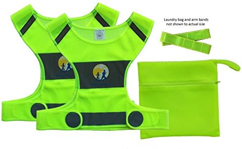 MoonRunner (Value 2 Pack) Reflective Running Vest (Large)