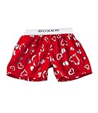 Red Satin Heart Boxer Teddy Bear Clothes Fit 14