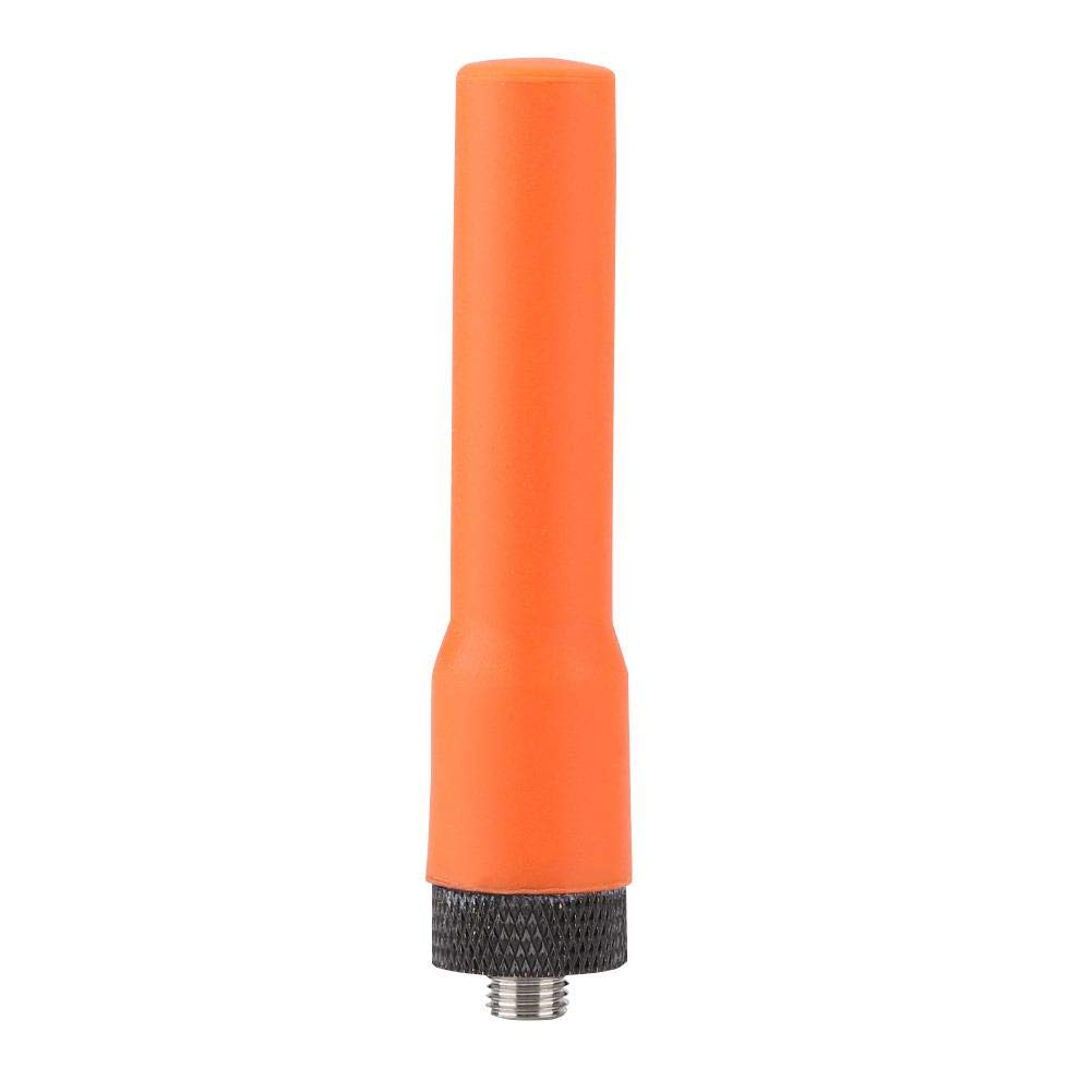Tosuny Walkie Talkie Antenna BNC Female Antenna VHF/UHF Dualband Walkie Talkies Antenna SMA-Female Compatible with YAESU/Vertex TYT/LINTON/TonFa/WouXun/Baofeng/Zastone ZT-2R （Orange ）