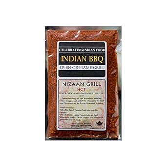 NIZAAM GRILL spezieller indischer Barbecue Rub Premium Gewürzmischung zum grillen und braten von Fleisch Fisch und Gemüse für