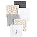 Hudson Baby Unisex Baby Super Soft Cotton Washcloths, Giraffe, One Size