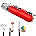 Fulwind Ball Pump with Gauge, 5 Needles, 2 Nozzles: Mini Air Pump for Balls and Inflatables - Compact 6