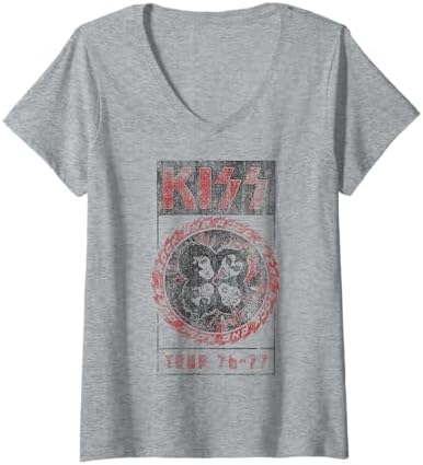 Amazon.com: KISS - Rock and Roll Over Vintage T-Shirt Small