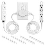 K KASONIC 3 Prong 12 Feet Twin Extension Cord Power