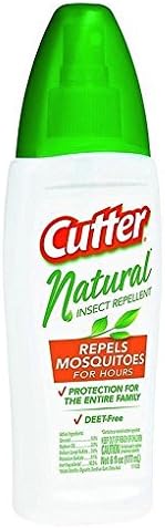 Cutter Natural Insect Repellent Pump Spray 6 FL OZ (Pack of 2)