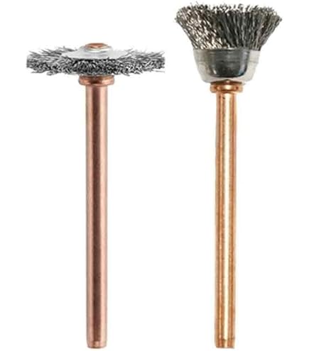 4-Pack Heavy Duty 2" Wire Wheel Brushes For Drill - 1/4" Shank For Rust, Paint, & Corrosion Removal