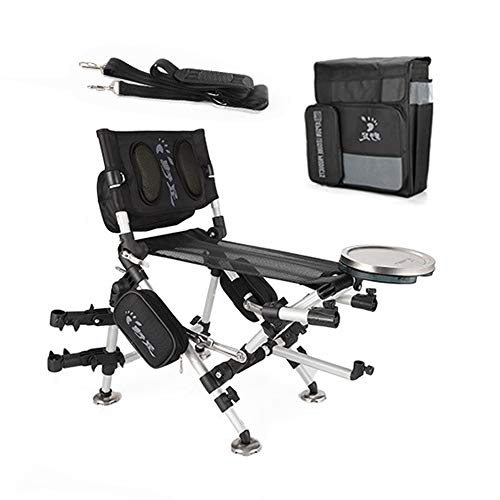 Lmj-stool Chaise De Pêche Pliante, Chaise De Jardin Multifonctionnelle Pliante Pour Siège De Camping Portable