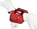 Dog Saddlebag Backpack Adjustable Tripper Hound Travel Backpack Bag Rucksack for Medium & Large Dog Camping Hiking, Detachable Pack Instantly Turns into Harness(L)
