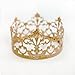 Craft and Party Mini Prinrcess Gold Crown Cake Topper for wedding party cake decoration. (Gold)