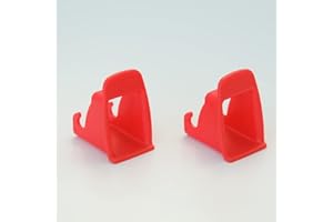 LPFIDI 1 Pair Car Seat Isofix Guide Groove Car Child Seat ISOFIX Locater Guide Universal Fit Red