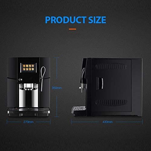 JJSFJH Kaffeemaschine Kaffeevollautomat Espressomaschine und Kaffeemühle – Bild 4