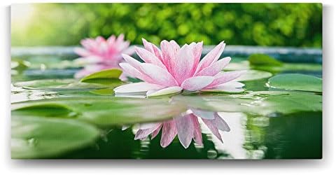 Soft Nilufer Cicekleri Panorama Tablo 140x70cm Amazon Com Tr