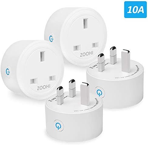 Smart Plug WiFi Outlet Mini Smart Socket Compatible with Alexa,Google Home and IFTTT,Remote Control, Timer Plug, No Hub Required,4 Pack