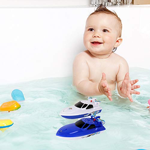 Floating Bath Toy Boat, Speedboat Bathing Toy Electric Motor Bathtub