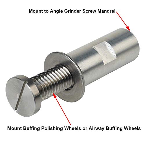 SCOTTCHEN Airway Buffing Wheel Extension Shaft 21/4" L Angle Grinder