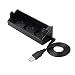 LESHP Ps4 Slim Cooling Fan USB External 3-Fan Super Turbo Temperature Cooling Fan with USB Cable Black for PS4 Slim Gaming Console
