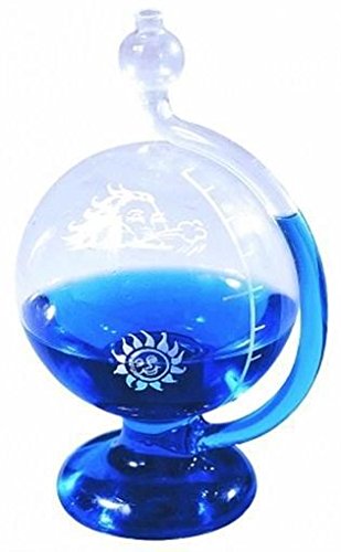 River City Clocks Sun and North Wind Weatherball Water Barometer - 8 Inches Tall - Model # 910-100