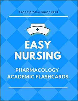 Easy Nursing Pharmacology Academic Flashcards Full Drug Function