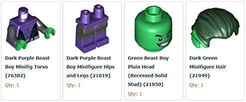 lego beast boy minifigure