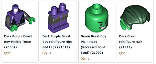 Lego Dc Comics Super Heroes Minifigure Beast Boy Teen Titan