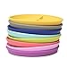 Chewbeads Silicone Divided Plates - Set of 2 - Non Slip Toddler and Baby Plates - Dishwasher, Microwave & Freezer Safe Silicone Plates for Baby - 100% Silicone, BPA Free & Phthalate Free