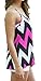 SlickBlue Women's Pattern Flowy Back Bowknot Racerback Tank Tops Black,X-Large