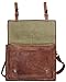 KPL leather Briefcase laptop messenger bag satchel for men and women (Fits 14