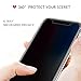 iCarez Privacy Screen Protector for iPhone 11 Pro Max (2019) / iPhone XS Max 6.5-Inch (2018), 1-Pack 4-Way 360 Degree